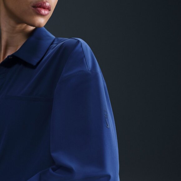 Nike Women’s 24.7 PerfectStretch Dri-FIT Oversized Long Sleeve Shirt Size Small - Picture 3 of 7